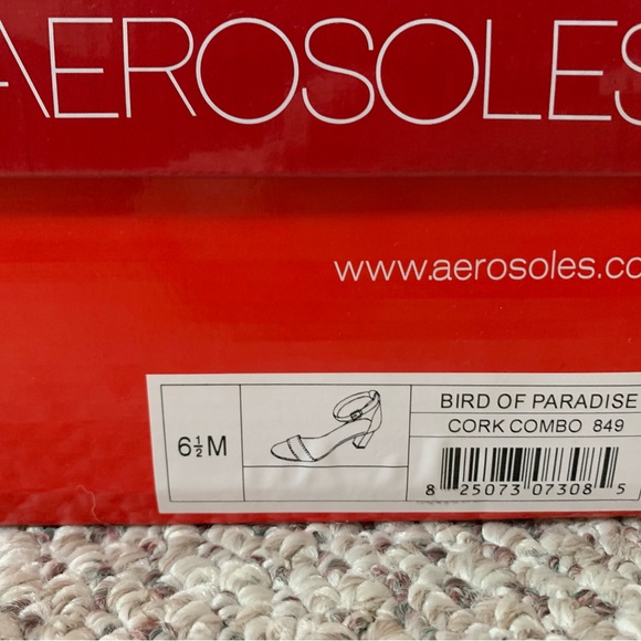 New Aerosoles Bird of Paradise Sandal in Cork 6.5 - Picture 3 of 3